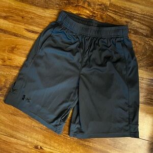 Boys Under Armour Gray Athletic Performance Shorts